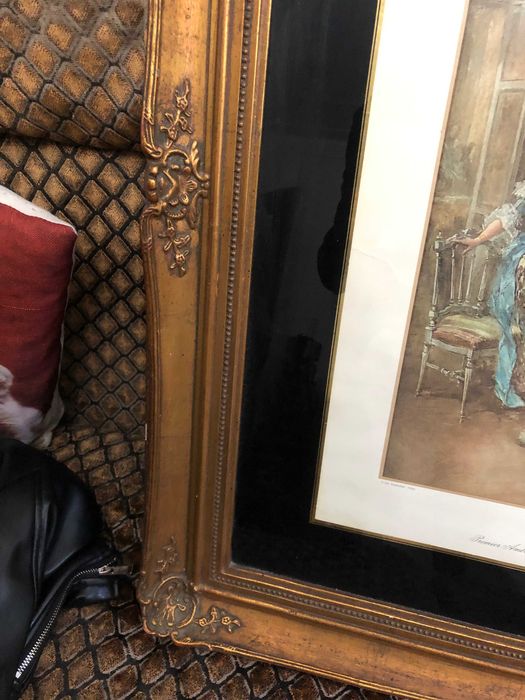 Quadro “Benjamin Franklin à la Cour de Louis XVI”