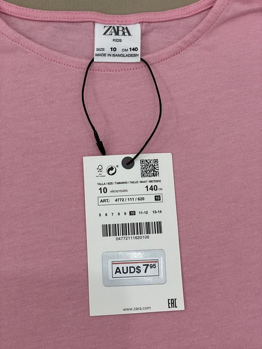 Zara базова футболка в р-рі 10 років або 140 нова