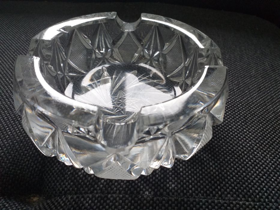 Popielniczka kryształ z okresu PRL dla kolekcjonera