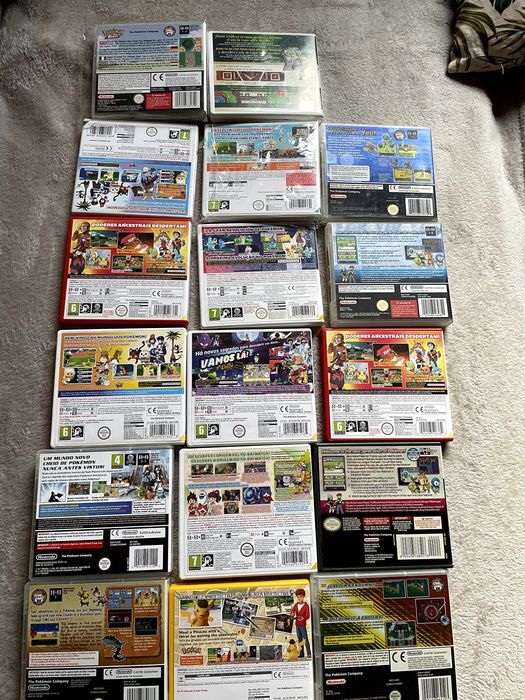 Coleção Nintendo DS e 3DS - Pokémon e Zelda (Completos)
