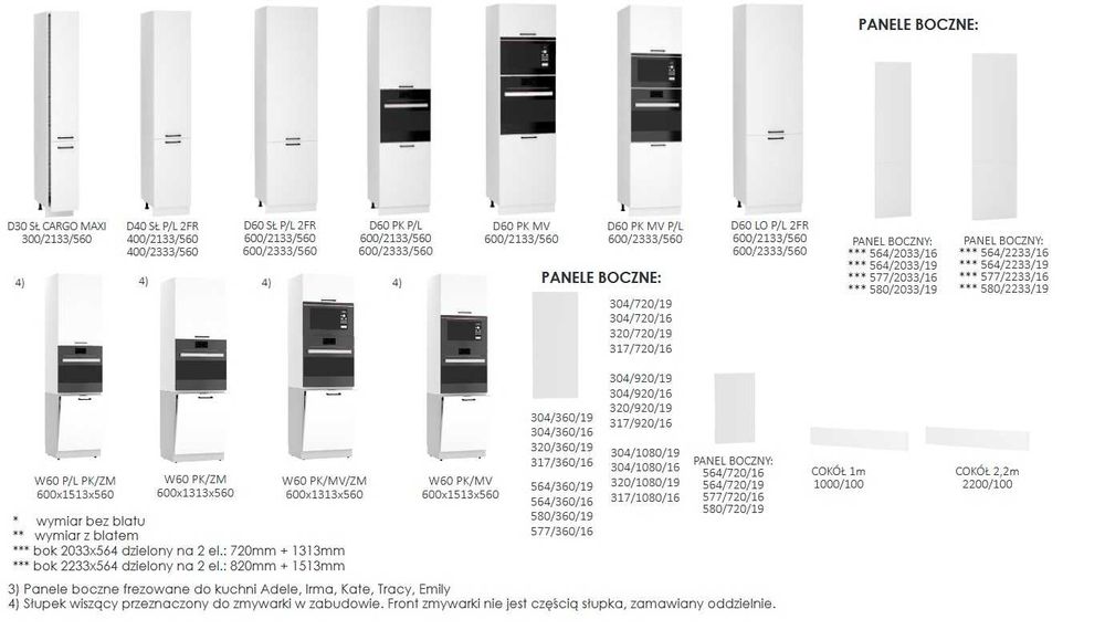 Meble kuchenne BONO - meble na wymiar -10%