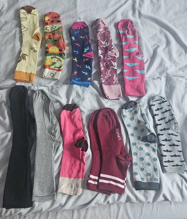 Zestaw 11 par skarpetek