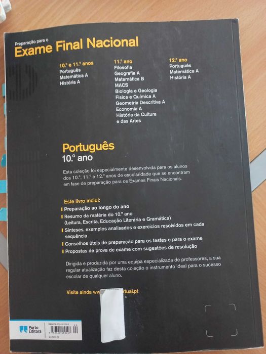 Livro Preparação para o Exame Português 10ºano