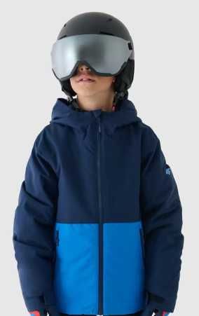 KURTKA & SPODNIE 4F zestaw na narty kombinezon 152 niebieski JAK NOWE
