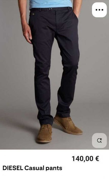 Джинсы (chino Diesel jeans Italy w36 dark blue.