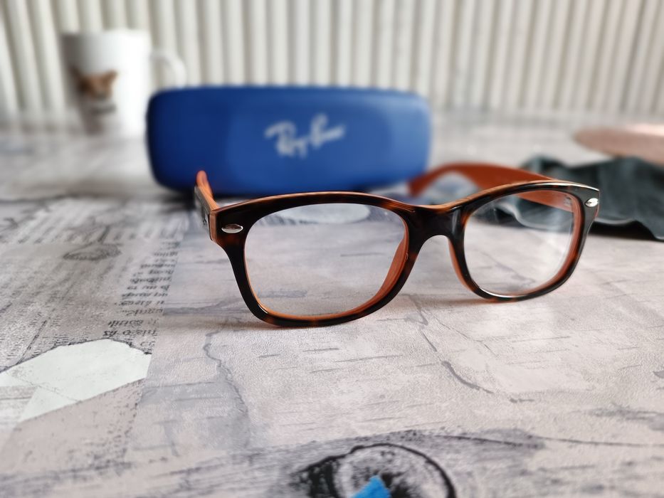 Jak nowe oprawki dziecięce Ray Ban Ray ban korekcyjne z etui junior