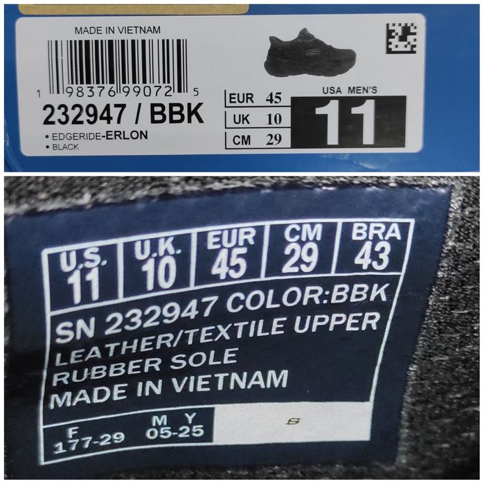 44,5 Skechers  Edgeride оригінальні чоловічі кросовки
