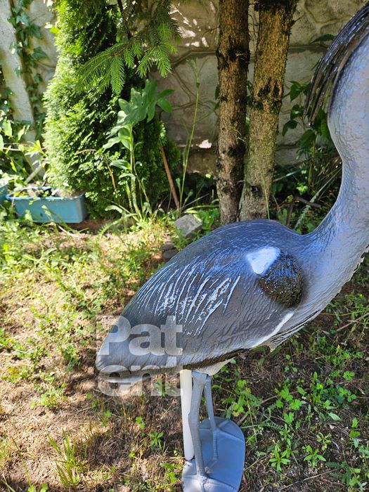 Figurka dekoracja czapla 70 cm wysoka ozdoba dom ogród taras