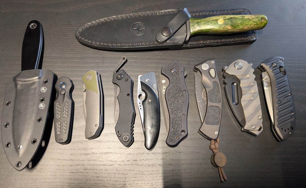 Microtech spyderco zero tolerance Extrema Ratio Benchmade Gerber Boker