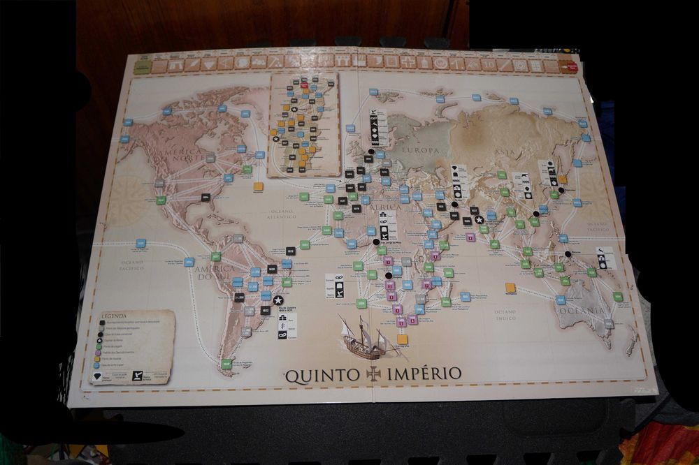 Jogo Tabuleiro "QUinto Império": 2 euros