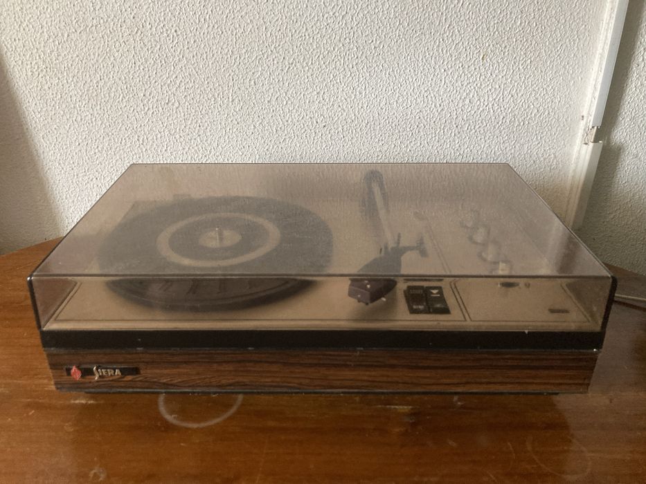 Gira discos - leitor de vinil siera stereo