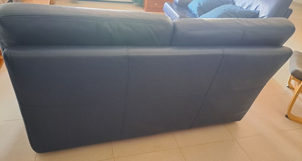 Dois sofás em pele