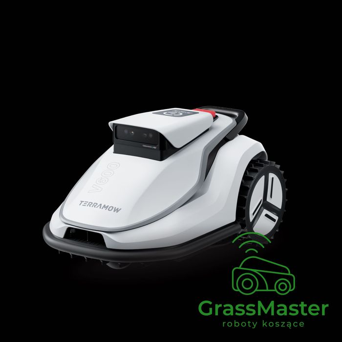Robot koszący TerraMow V600 bez kabli, bez GPS, bez RTK, AI 3 lata GW