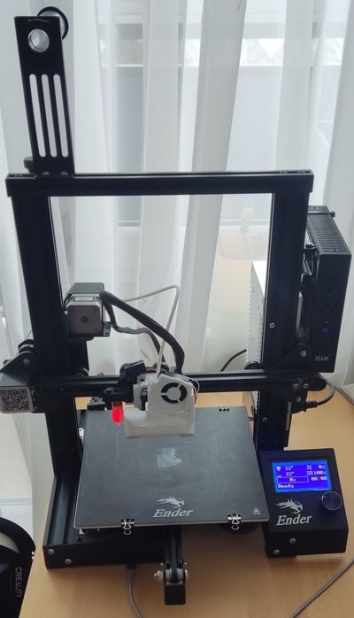 Drukarka 3d creality ender 3 z klipper na sterydach, do nauki, pracy