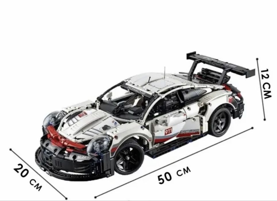 Конструктор Porsche 911, 1580 деталей