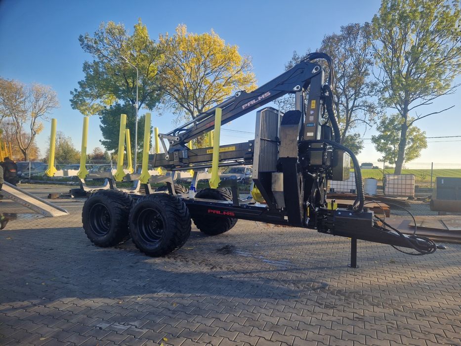 PALMS 11UX ŻURAW 7.87 - 8.7m - DMC 15 TON -  prehydraulik - przyczepa