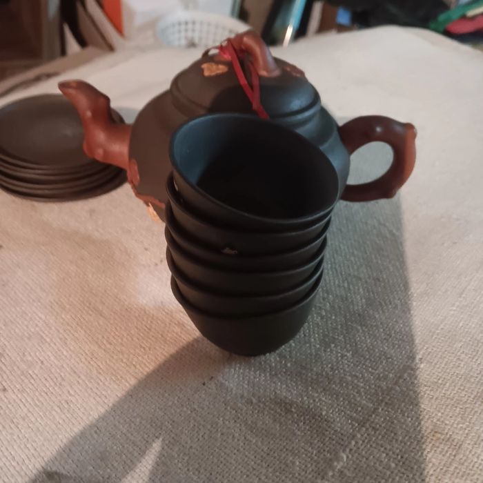Servico de cafe em loica chinesa
