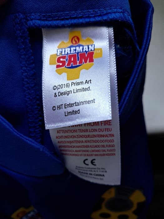 Костюм пожежного, пожарного, на 3-4 роки