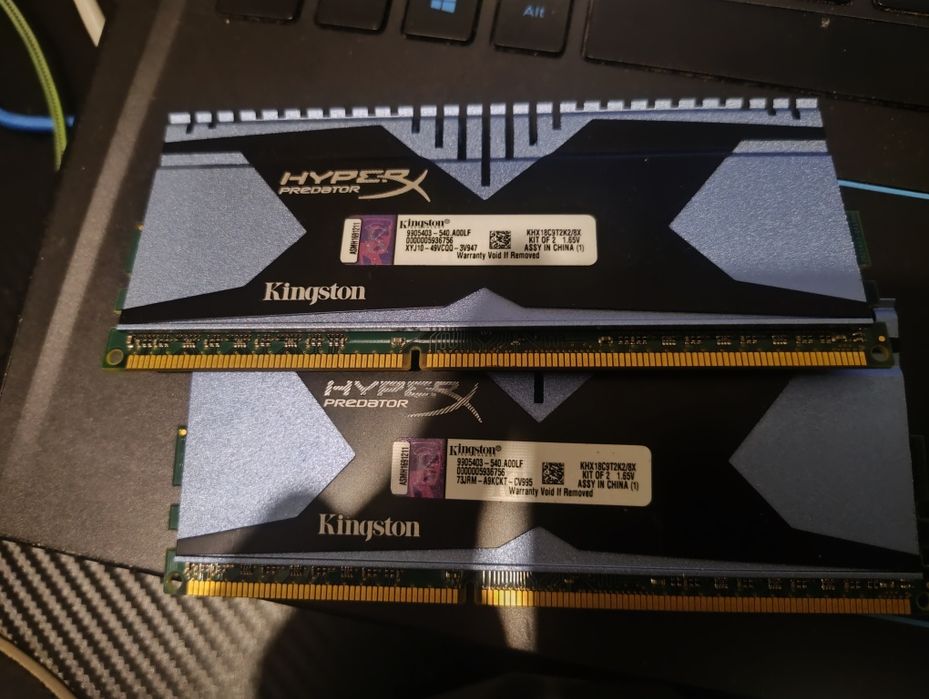 DDR3 Hyper predator Kingston KHX18C9T2K2/8X  2x4GB