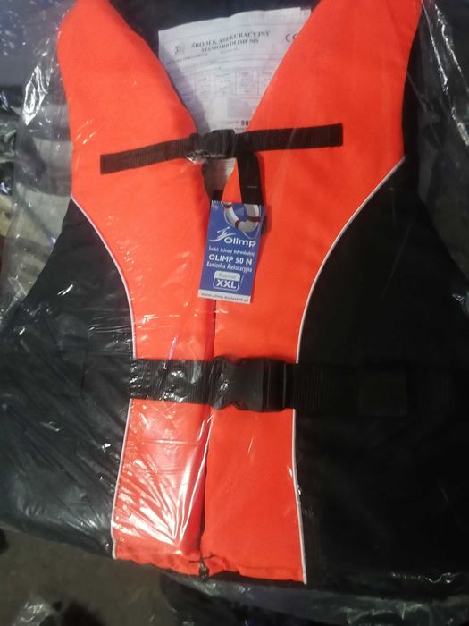 Kamizelka asekuracyjna XXL czarno pomaranczowa