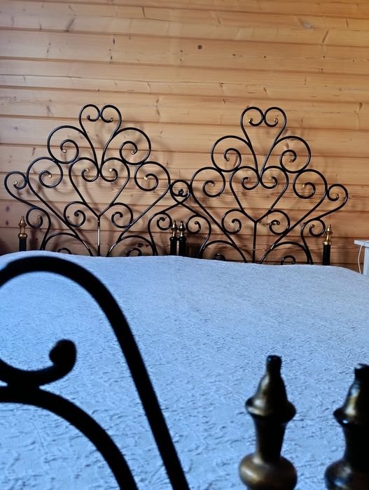 Cama de casal em ferro forjado 
Cama de ca
