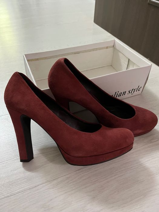 Туфлі натуральна замша, зручні