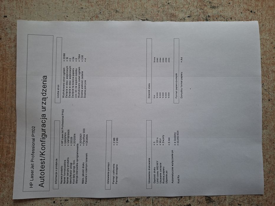 Drukarka Hp Laserjet P1102