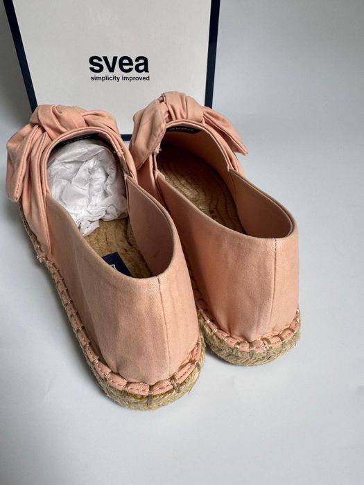 Nowe damskie espadryle SVEA różowe 37