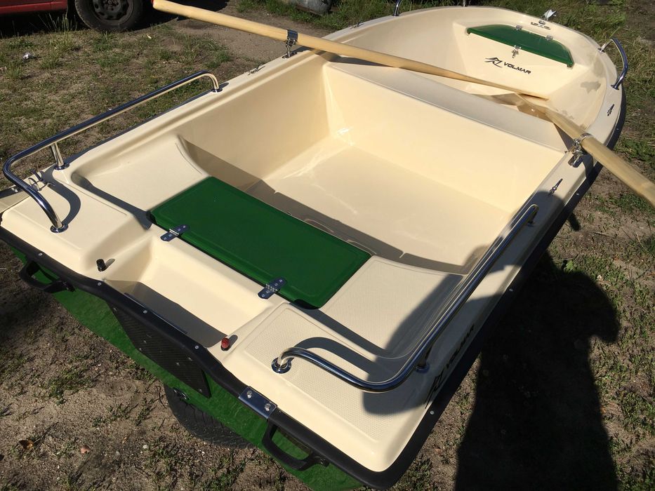 Łódź motorowa Łódka wędkarska wiosłowa Wydra 300 dwupłaszczowa RATY