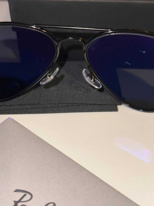 Óculos de sol Ray-Ban Aviator RB3025 – Total Black Polarizado