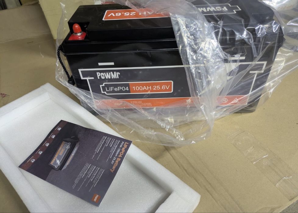 АКБ PowMr 24V 100AH LiFePO4. Та АКБ 12v 200Ah в наявності