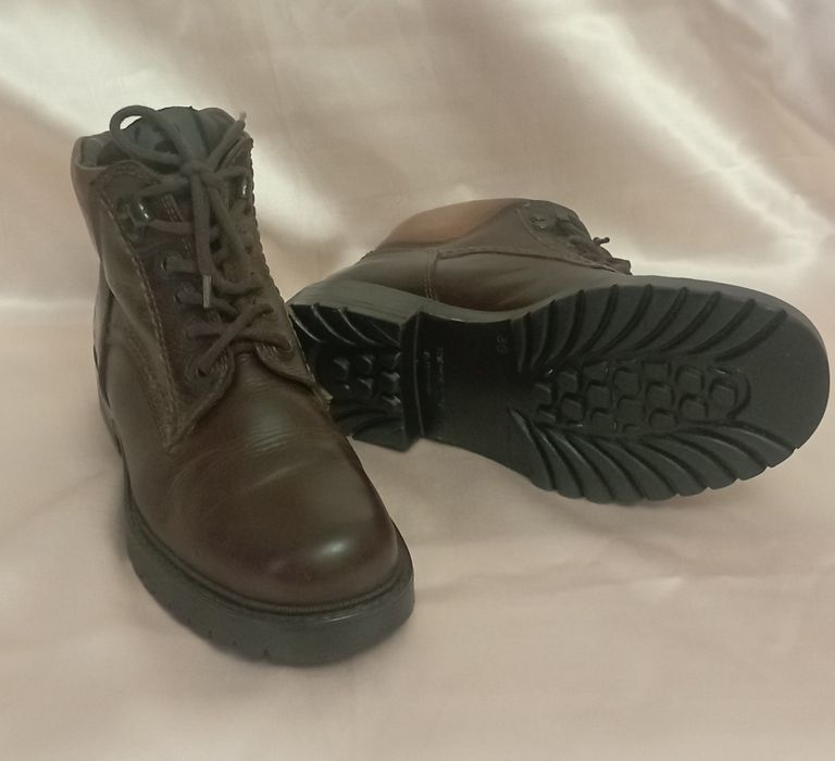 Чоботи теплі шкіряні Італія