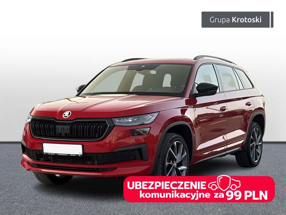 Skoda Kodiaq 2.0TDI 200KM Sportline 4x4 DSG(Salon PL,serwis ASO,1 wł bezwypadkowy)