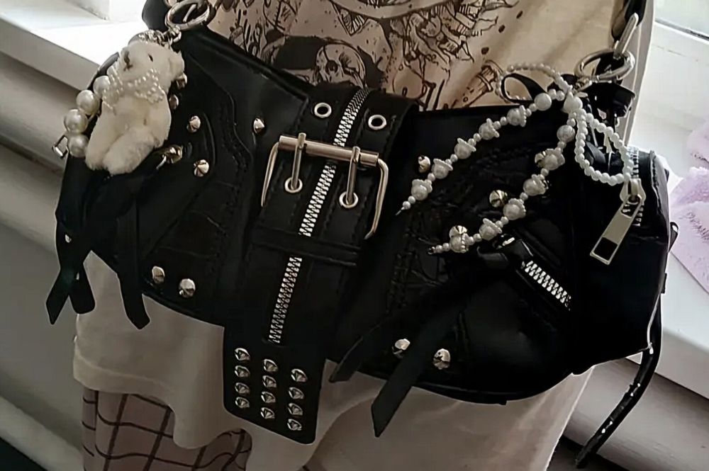 сумка y2k Balenciaga сумка черная drip opium опиум sk8