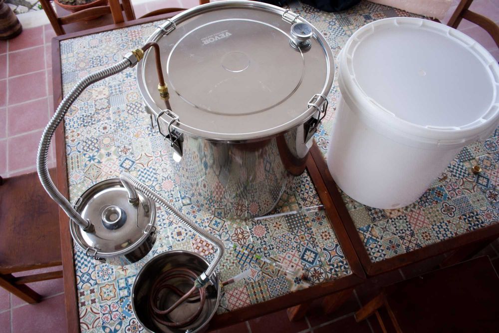 destilador de alcol 50lt