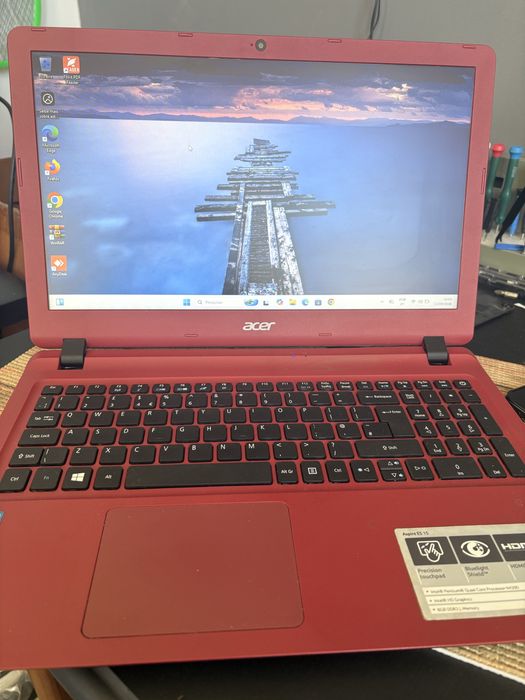 Portatil Notebook acer vermelho