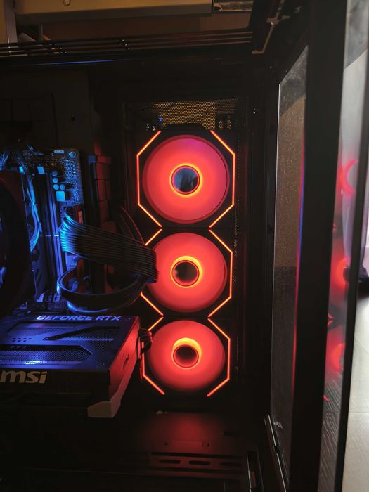Ventoinha Lian Li UNI FAN SL120 Infinity Wireless RGB Reverse Blade PWM Preto 120mm (Pack 3) + 1