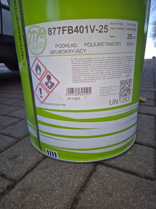Podklad Poliuretanowy biały grubokryjacy