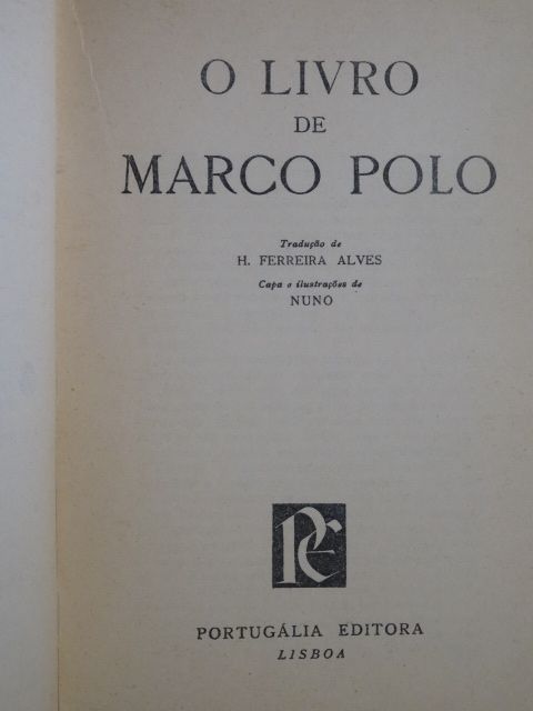 O Livro de Marco Polo de H. Ferreira Alves