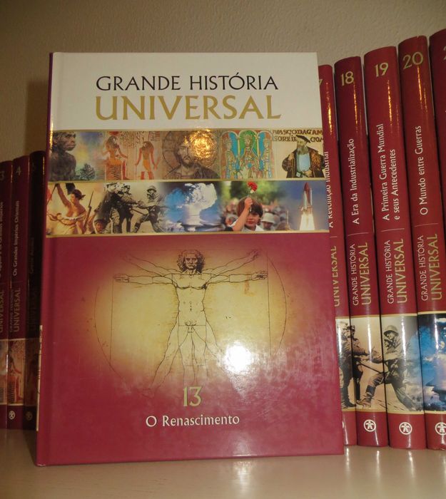 História Universal  - Enciclopédia Completa com  25 volumes - Nova