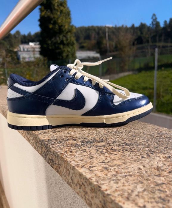 Nike Dunk Vintage Navy mulher tam. 39