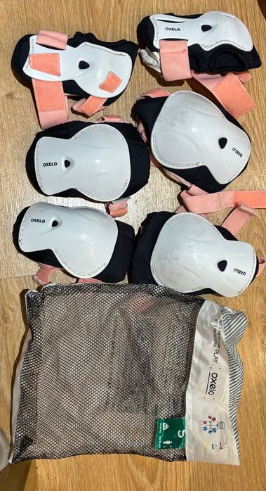 OXELO Patins de 4 rodas patinagem artística criança/adulto quad 100