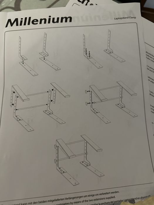 Підставка для ноутбука Millenium Laptopstand Clamp