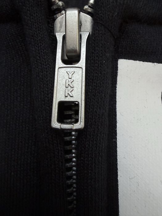 Zip Hoodie Kim Krueger “Presented By” Logo Hoodie Black
