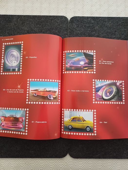 Livro da Popota com cromos completa