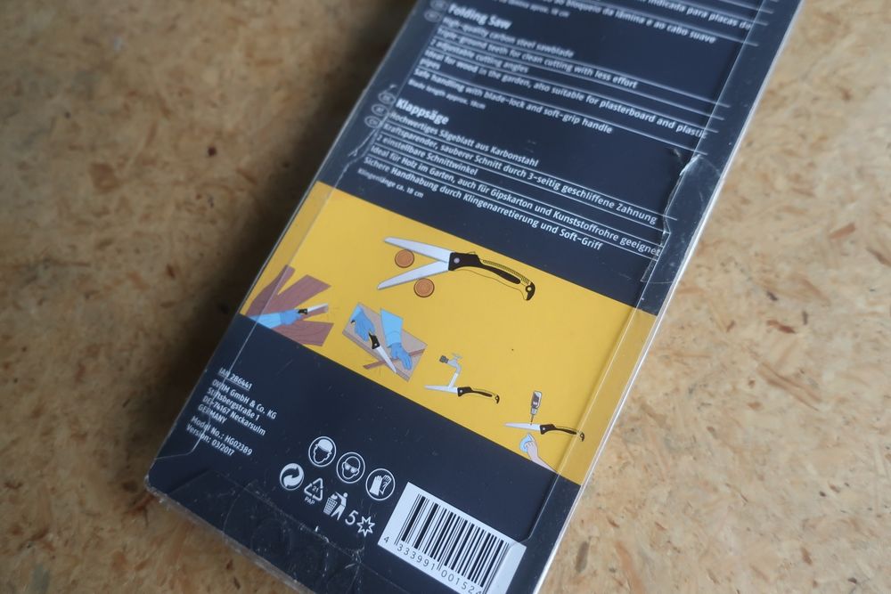 (Novo a estrear) Florabest Serra dobrável para poda