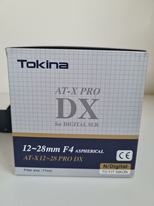 Obiektyw szerokokątny Tokina AT-X PRO 12-28 mm F4 AF DX Nikon jak nowy