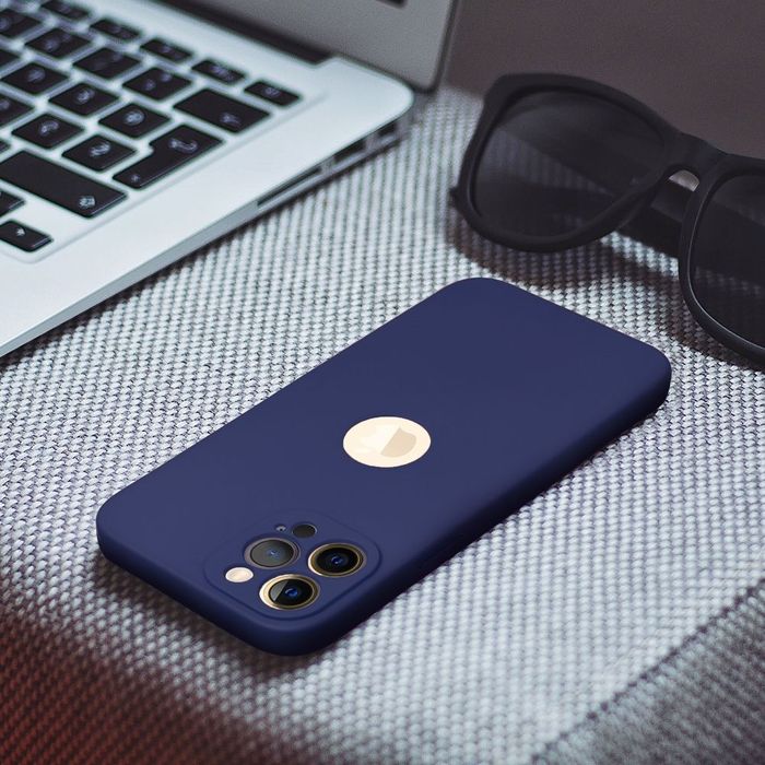 Futerał Soft Do Iphone 13 Ciemny Niebieski