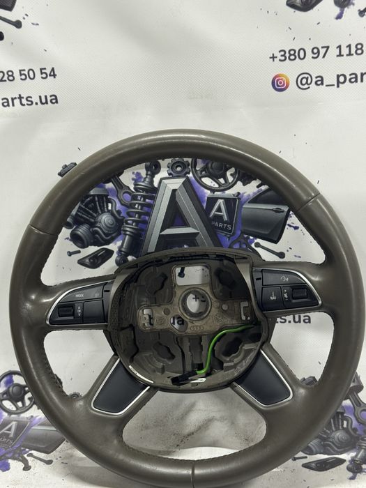 Бежевий руль та подушка airbag Audi Q7 4L 4l0880201Ah 4l0419091ac