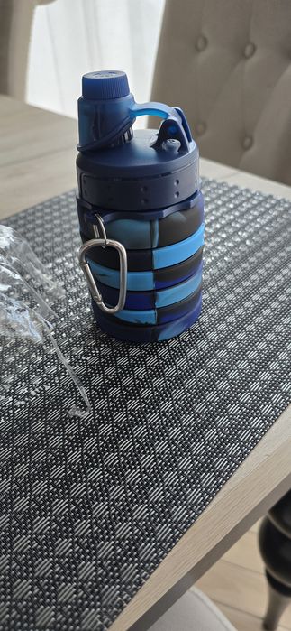 Składana butelka bidon silikonowa nowa